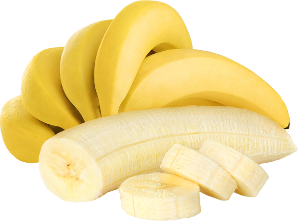 Sliced Bananas Cutout